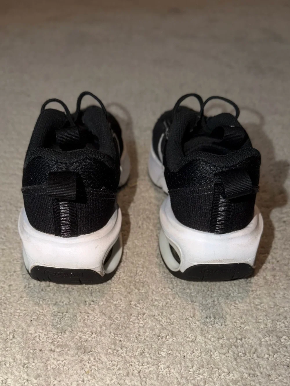 Nike Air Max Unisex Kids Sneakers Black/White Size 13C